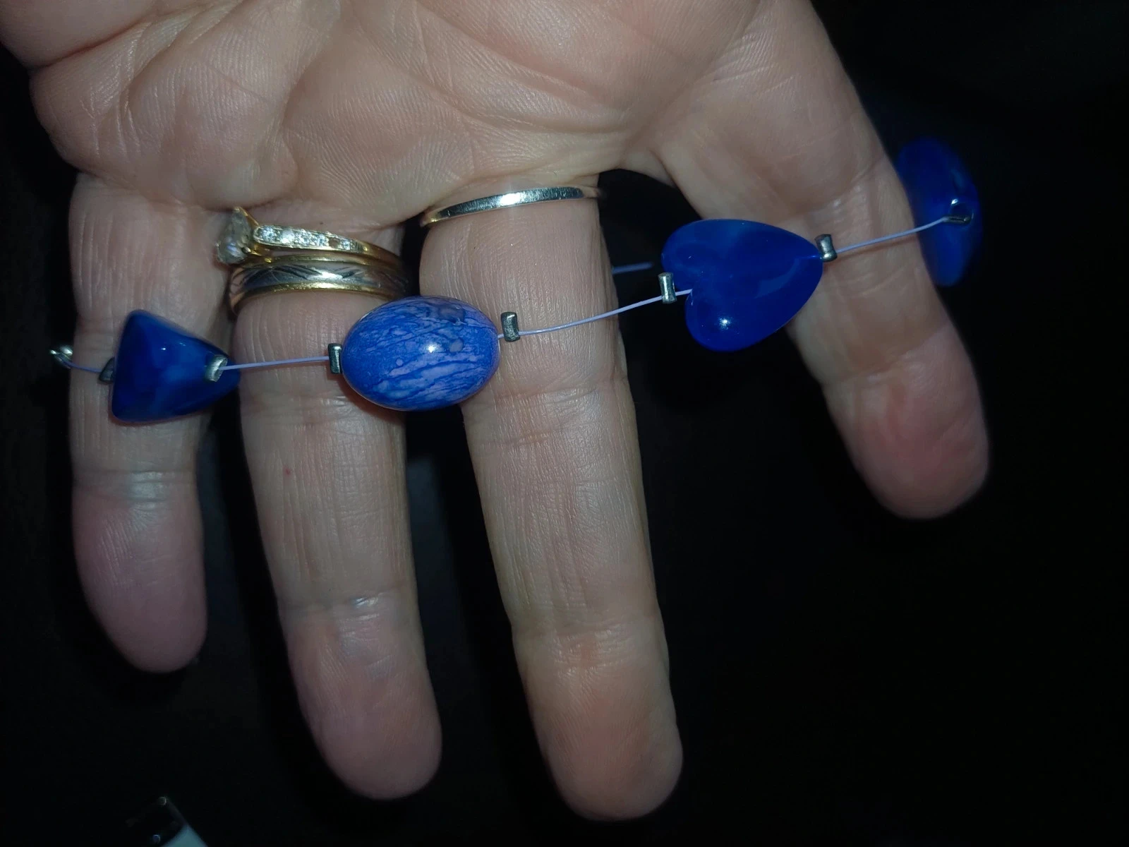 Pulseira azul e prateada nova – photo 4